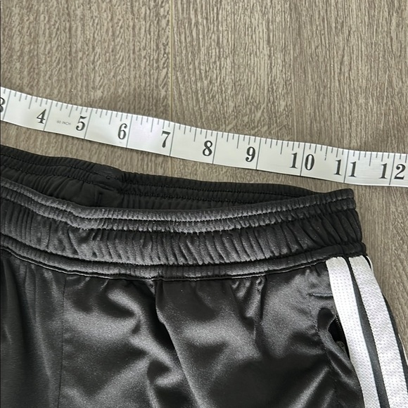 Adidas Black Athletic Shorts with Signature Stripes - Picture 4 of 7